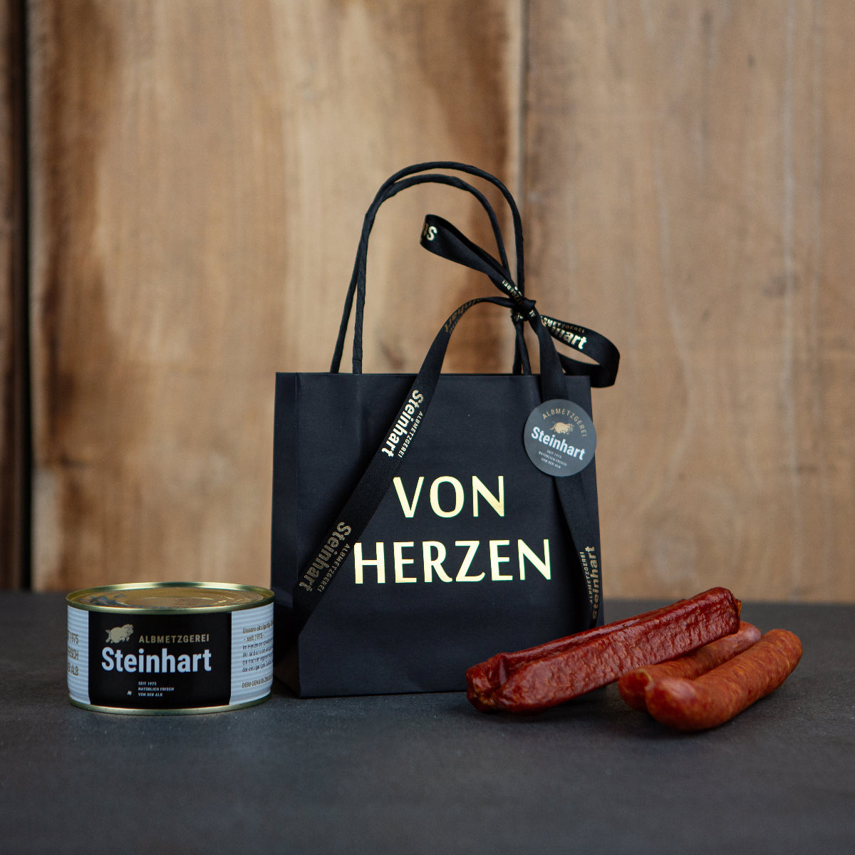 Geschenkkörbe online bestellen - Kleines Dankeschön – Albmetzgerei
