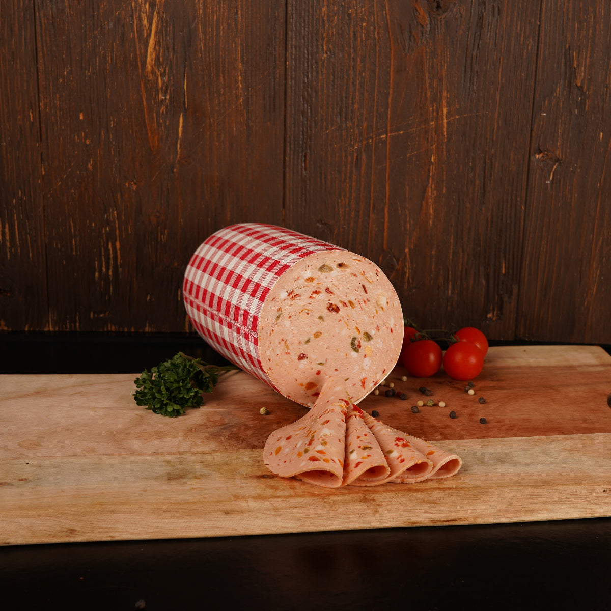 Paprika- Eier-Lyoner