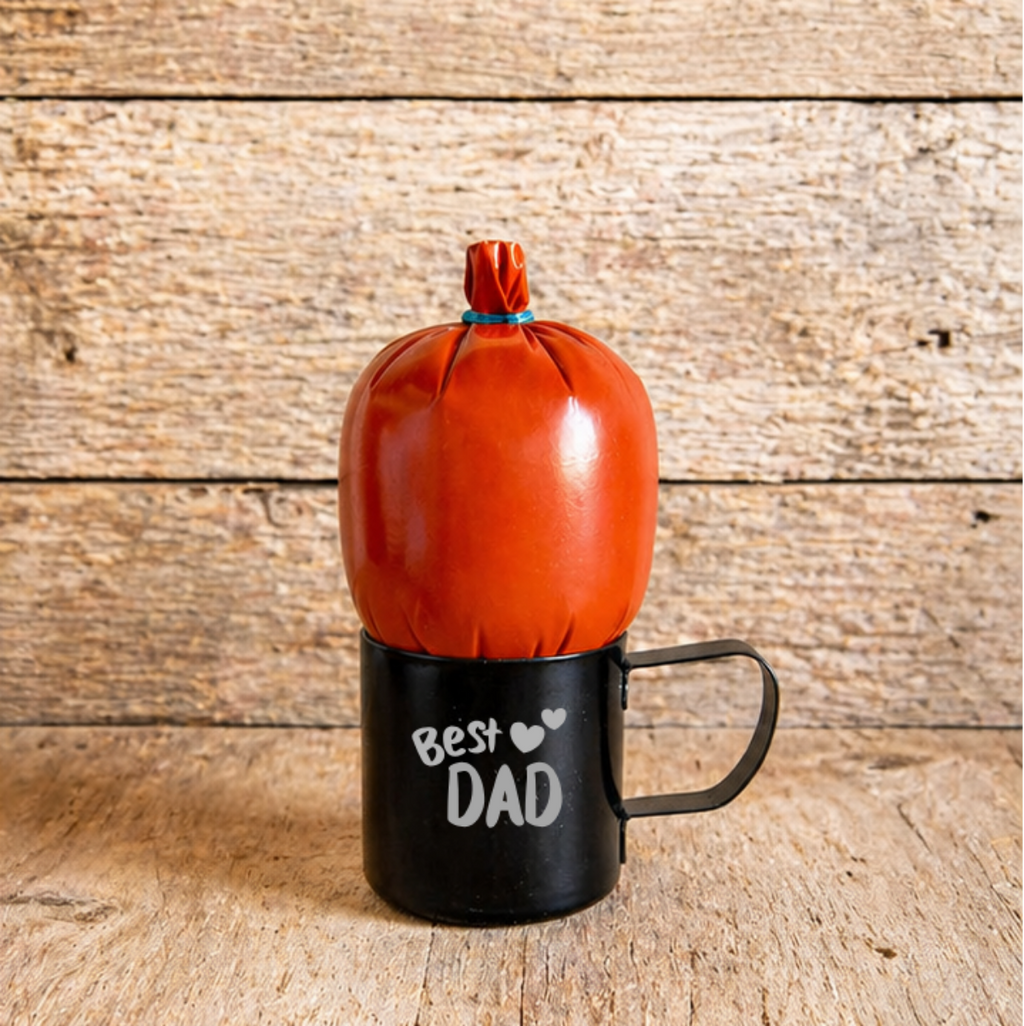 Personalisierter Schnapsbecher mit Wurstei