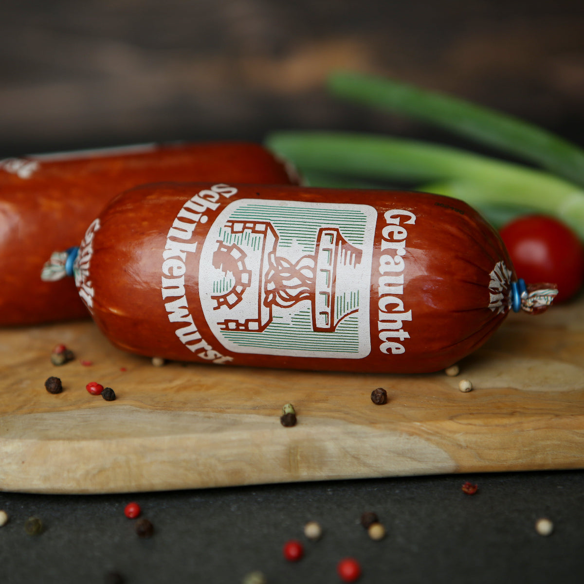 Gerauchte Schinkenwurst