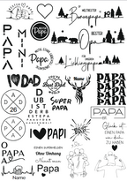 Personalisiertes Schneidebrett mit Messer